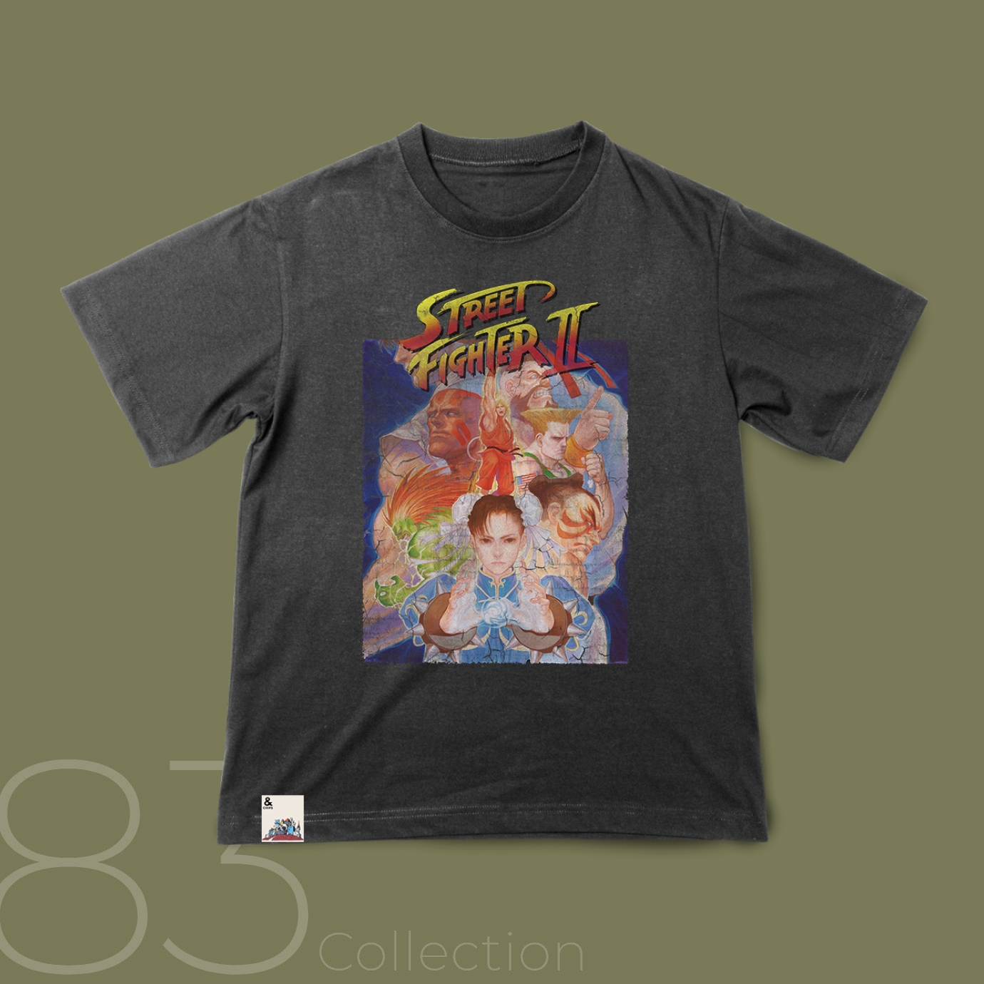 83 COLLECTION × ストリートファイターII Tシャツ | & CHIPS （AND 